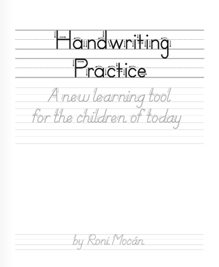 Handwriting Practice Cover, Roni Mocan 2008